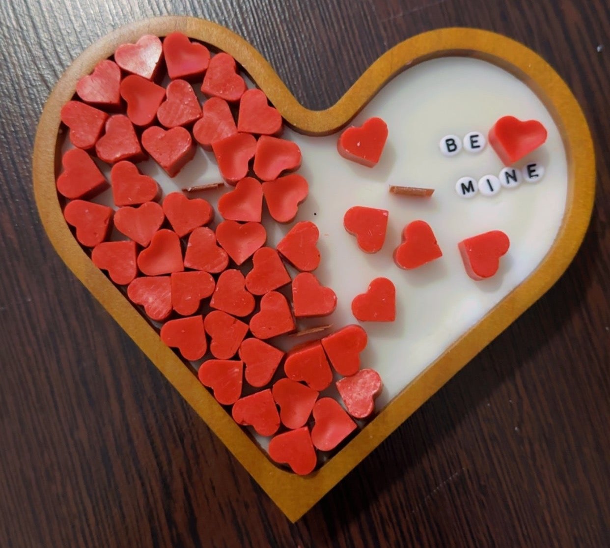 Flames of Mini Hearts Candle