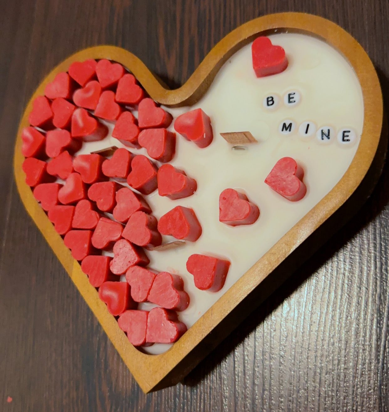Flames of Mini Hearts Candle