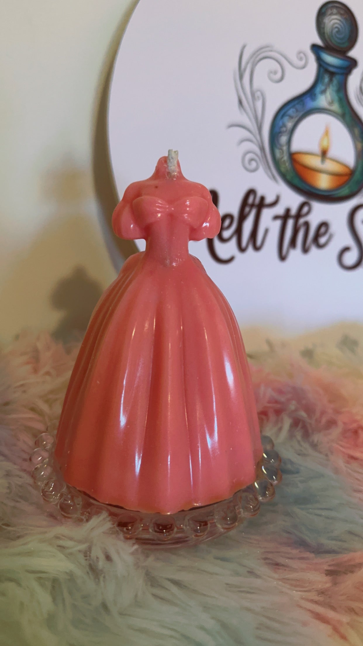 Wedding Bridal Dress Candle