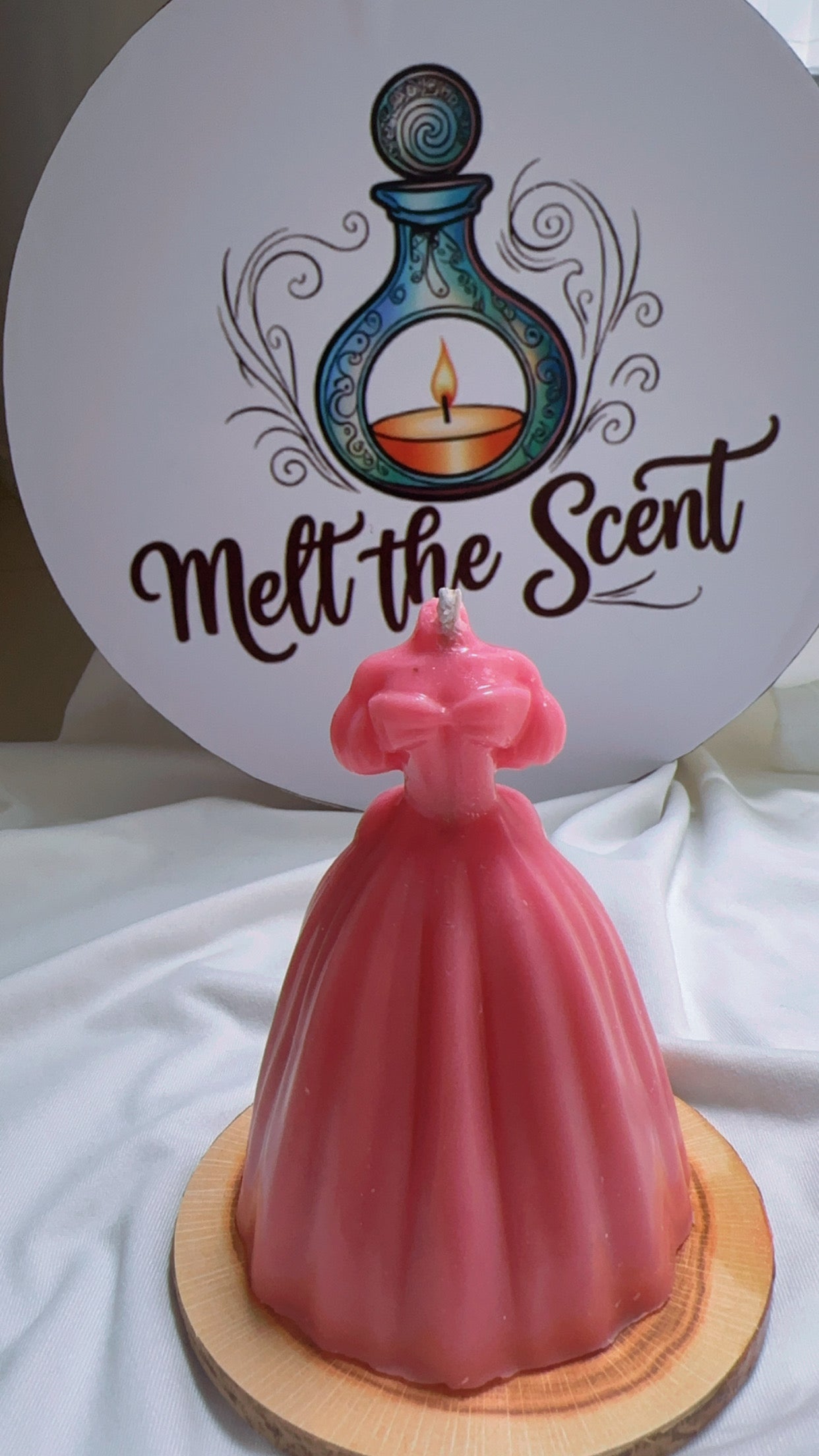 Wedding Bridal Dress Candle