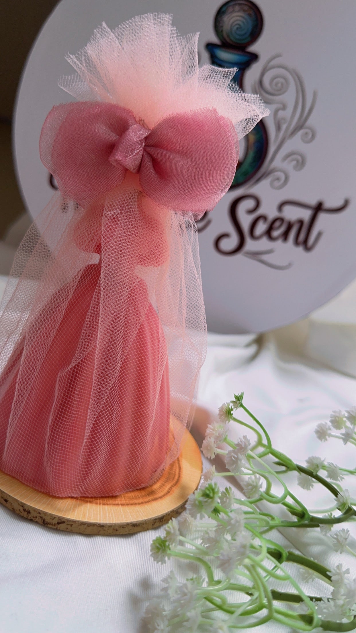 Wedding Bridal Dress Candle