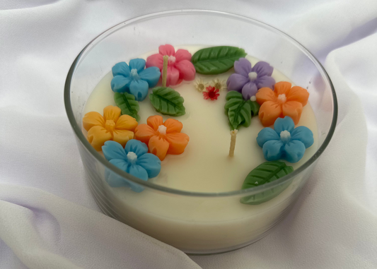 Floral Bowl Candle