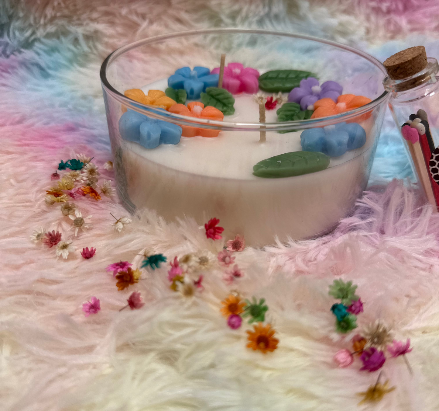 Floral Bowl Candle