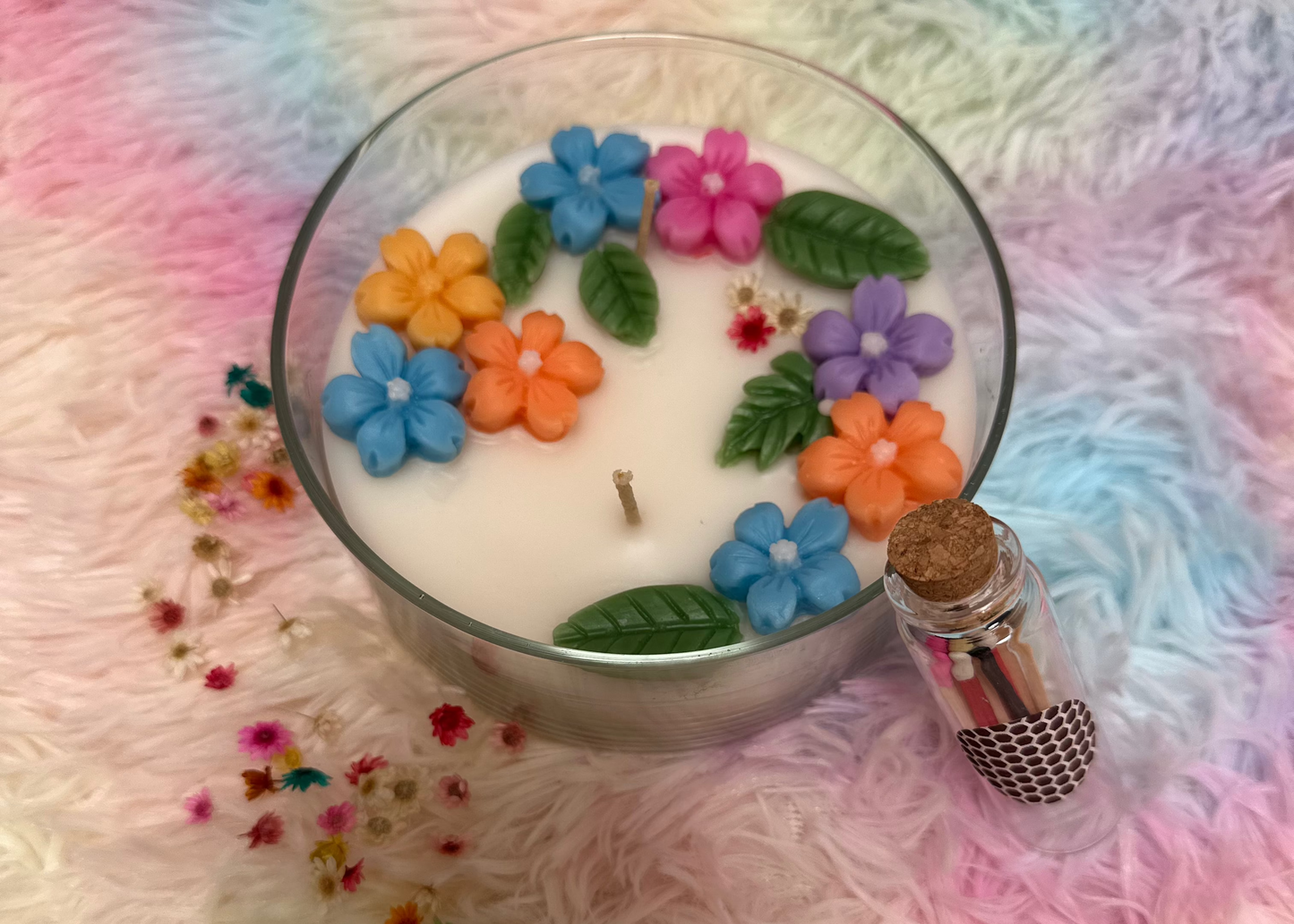 Floral Bowl Candle