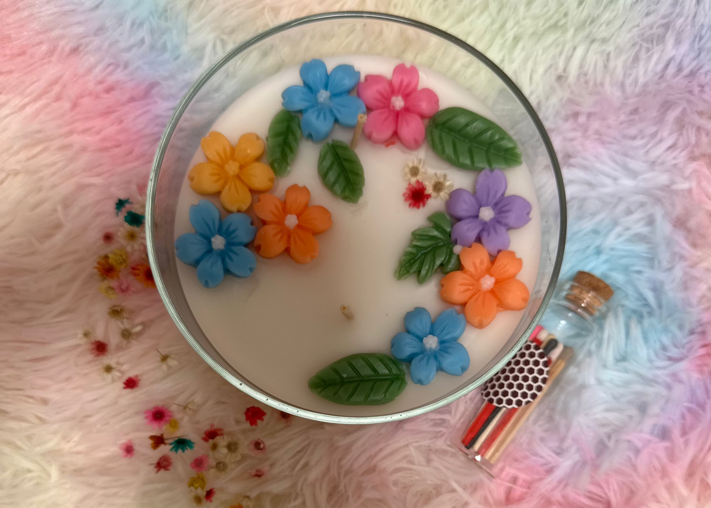 Floral Bowl Candle