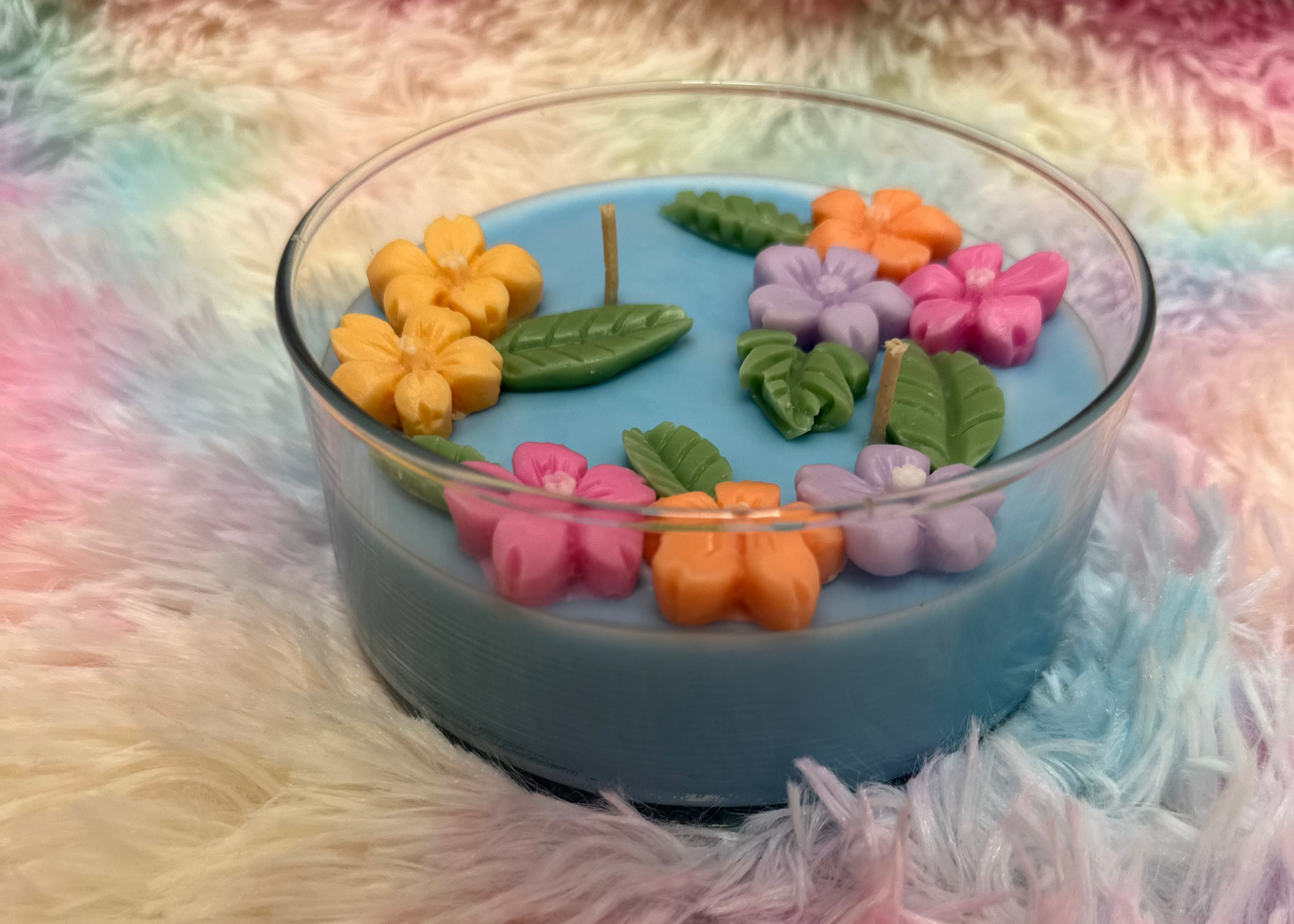 Floral Bowl Candle