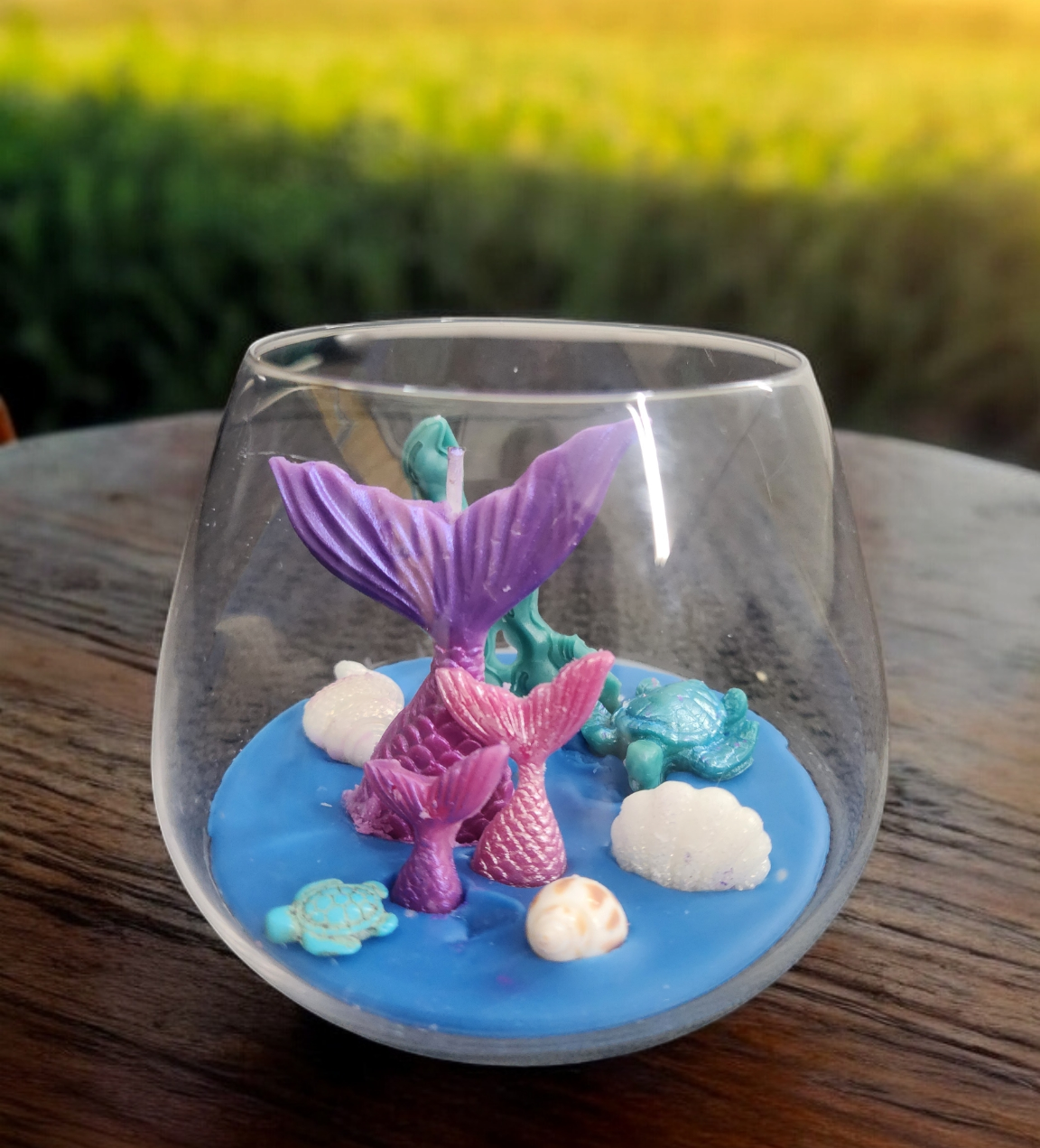 Mermaid Tail Candle