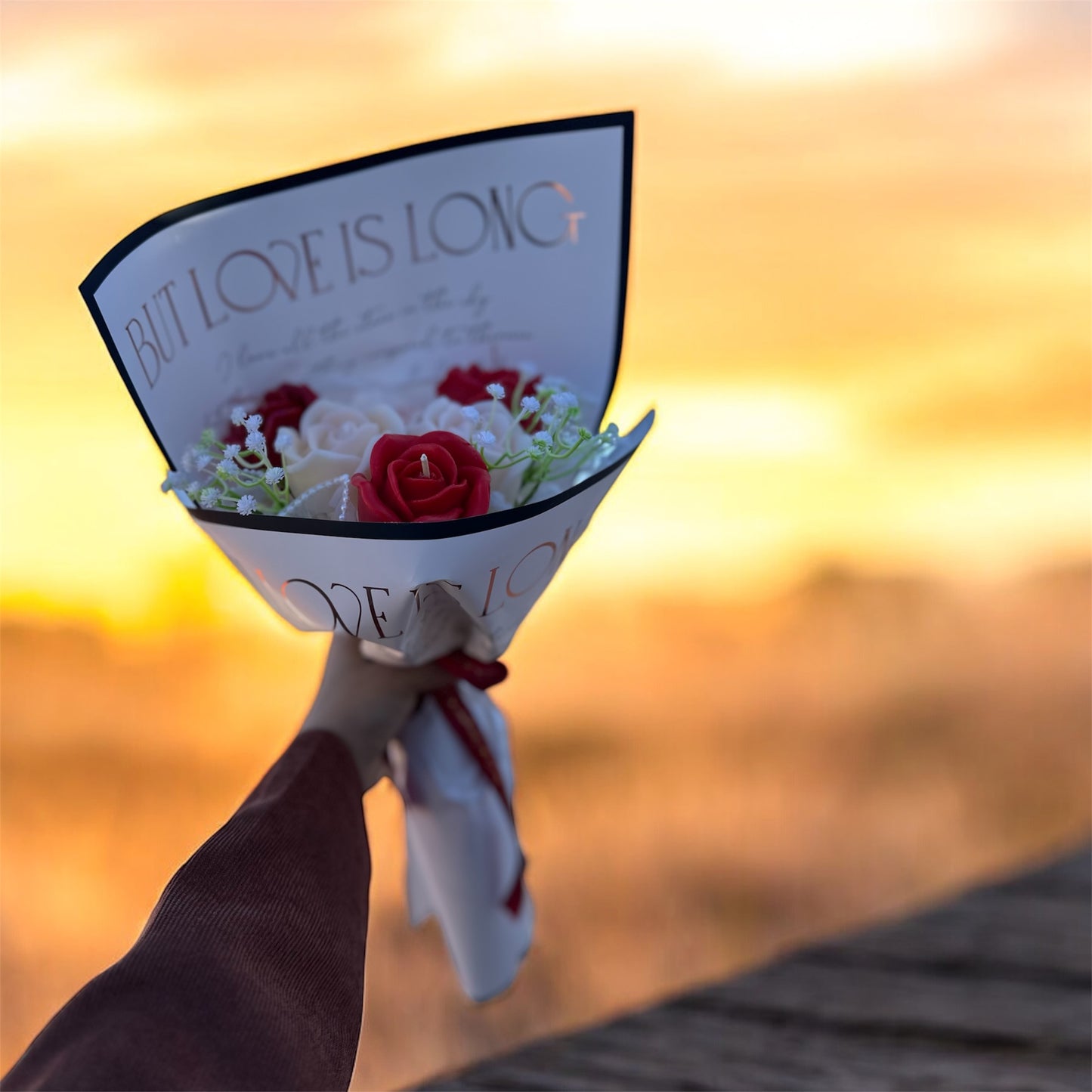 Romance in Wax Bouquet