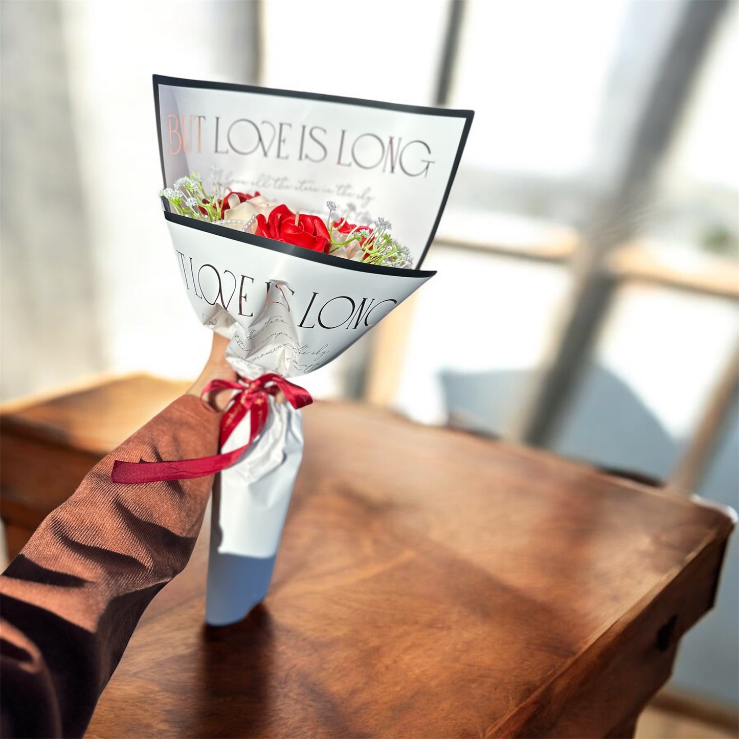 Romance in Wax Bouquet