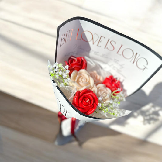 Romance in Wax Bouquet