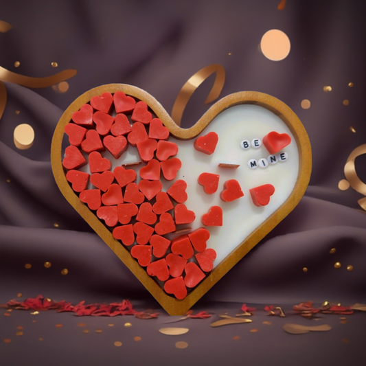 Flames of Mini Hearts Candle
