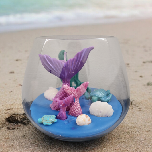 Mermaid Tail Candle